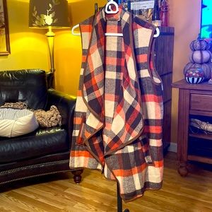 Plaid Vest - never worn